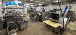 Industrial plant/refrigeration processing plant for deboning and processing meats and sausages.